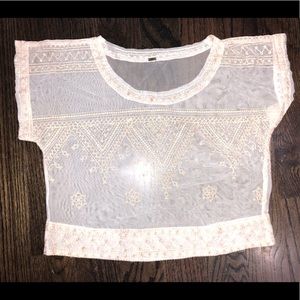 🎀 Women’s Sheer Free People Top